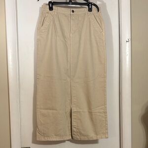 Cotton On Women's Tan Maxi Skirt